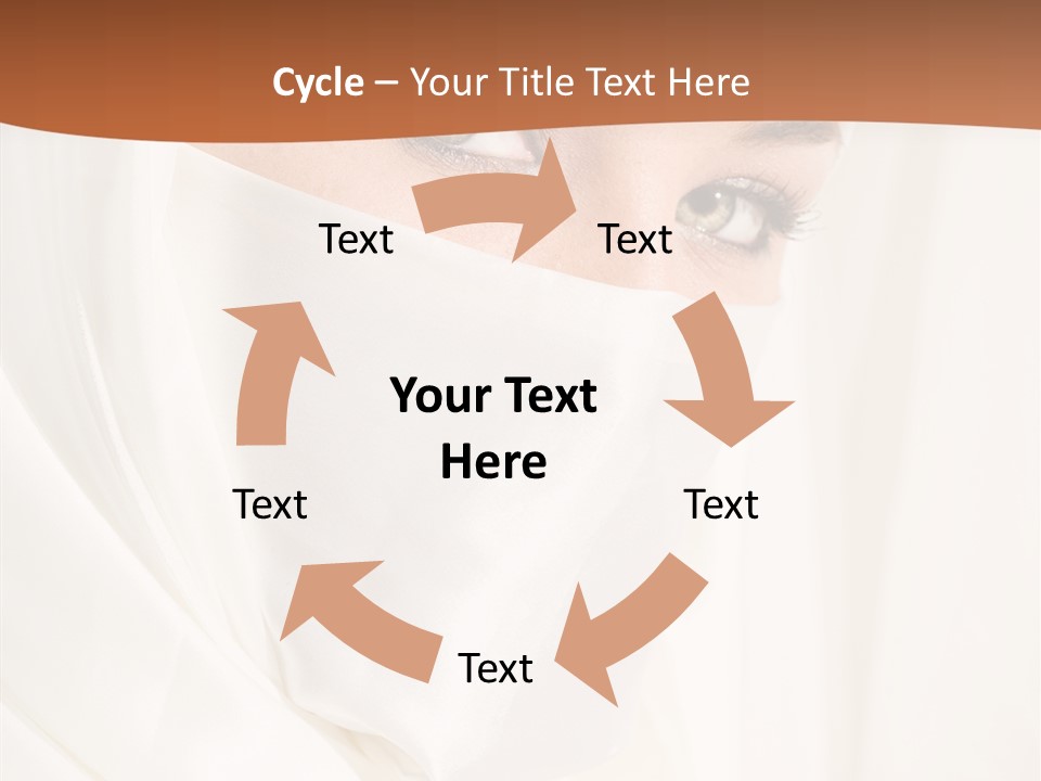 Eastern Veil Young PowerPoint Template