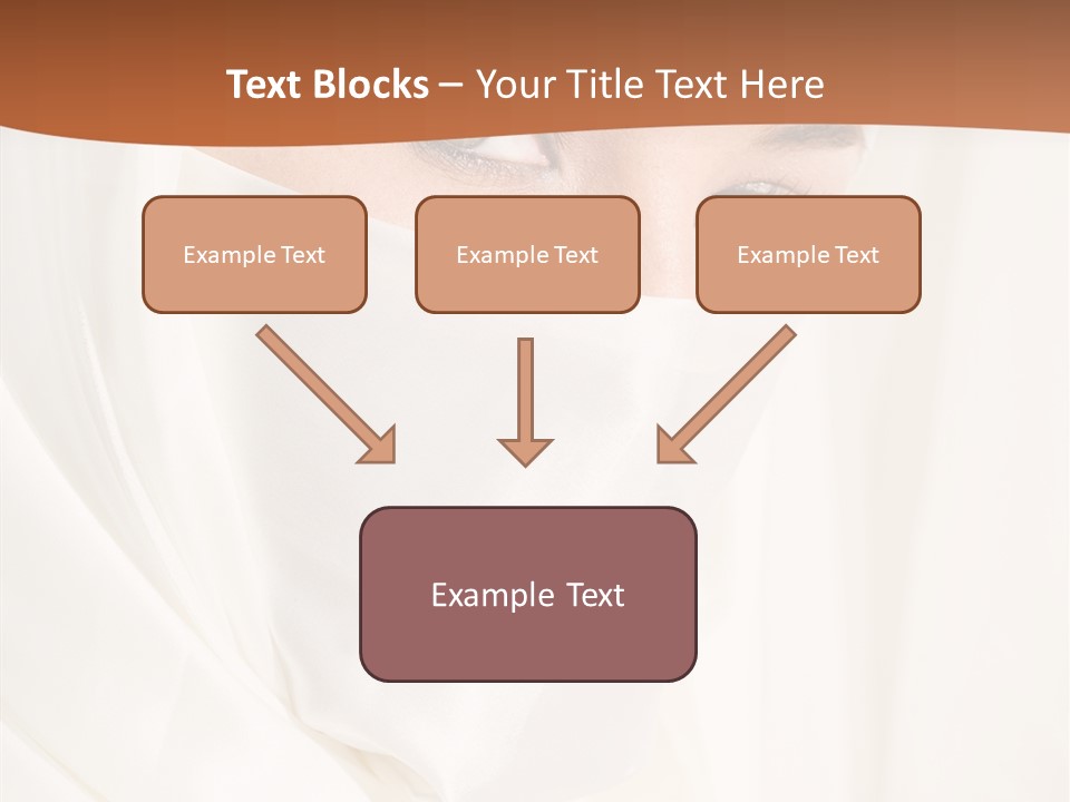 Eastern Veil Young PowerPoint Template