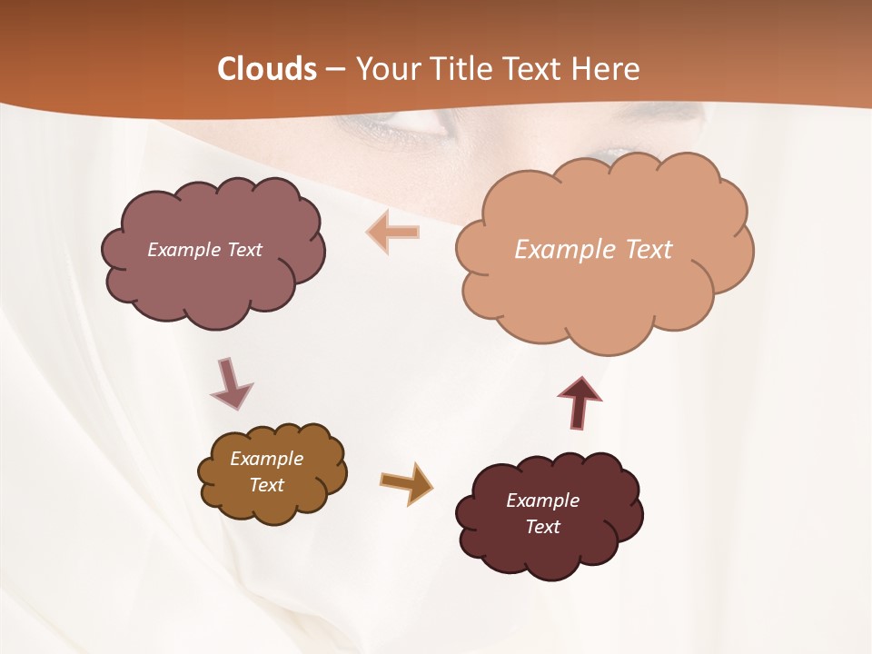 Eastern Veil Young PowerPoint Template