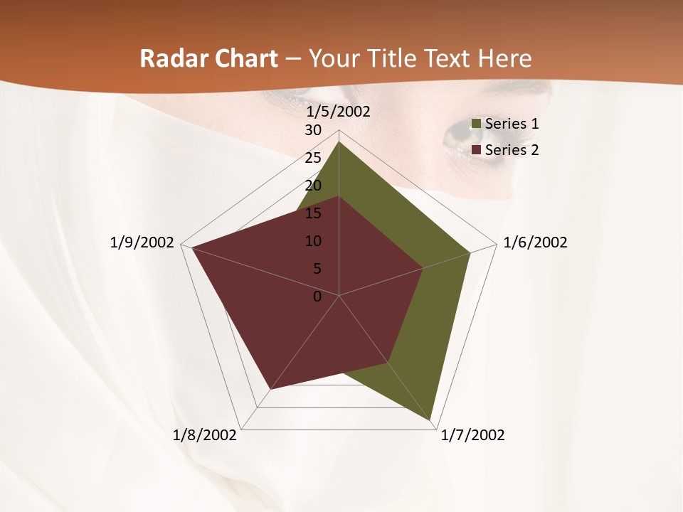 Eastern Veil Young PowerPoint Template