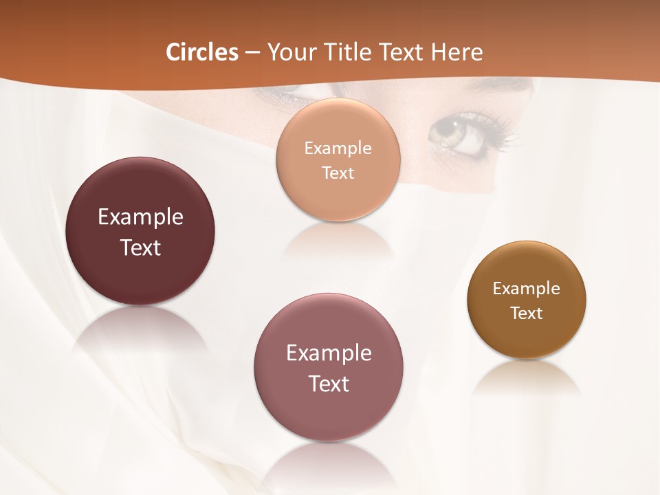 Eastern Veil Young PowerPoint Template