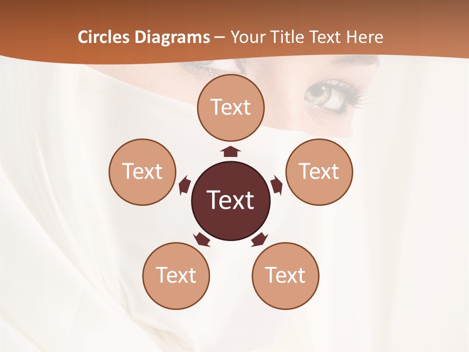 Eastern Veil Young PowerPoint Template