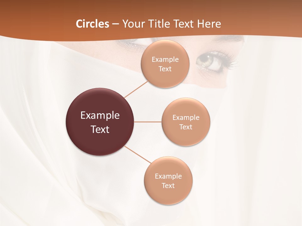 Eastern Veil Young PowerPoint Template