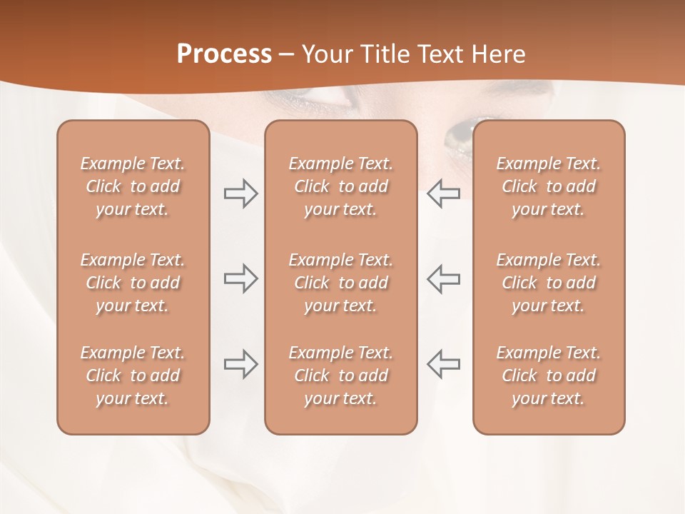 Eastern Veil Young PowerPoint Template