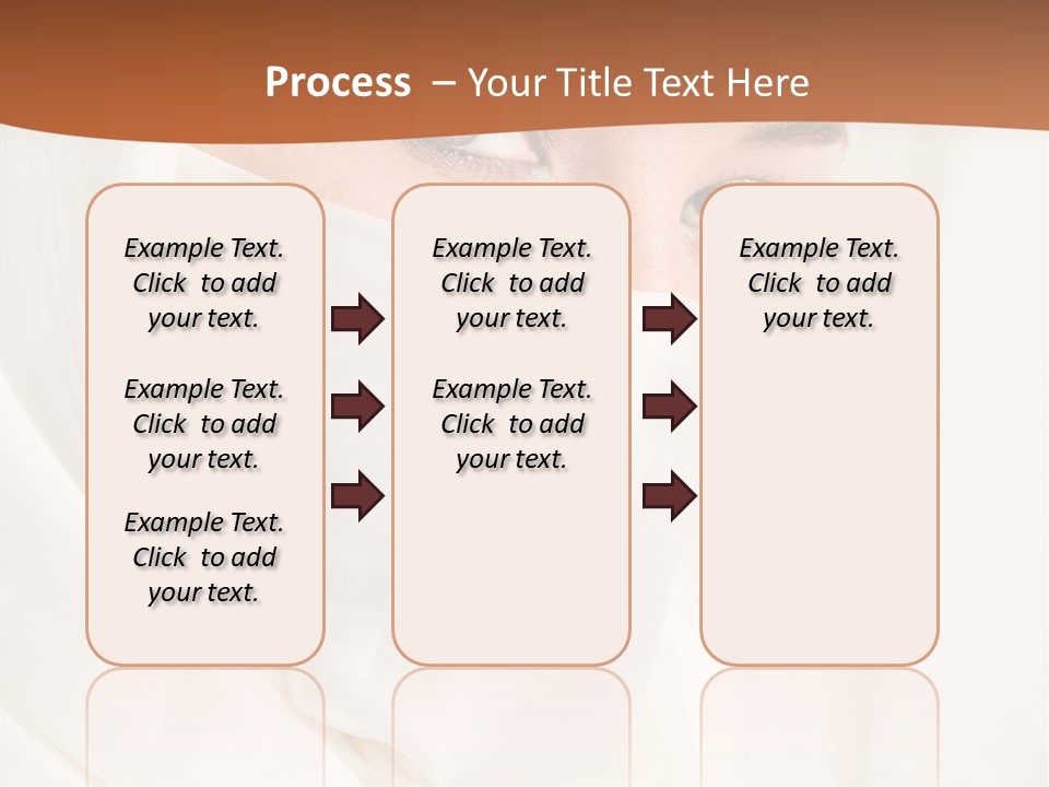 Eastern Veil Young PowerPoint Template