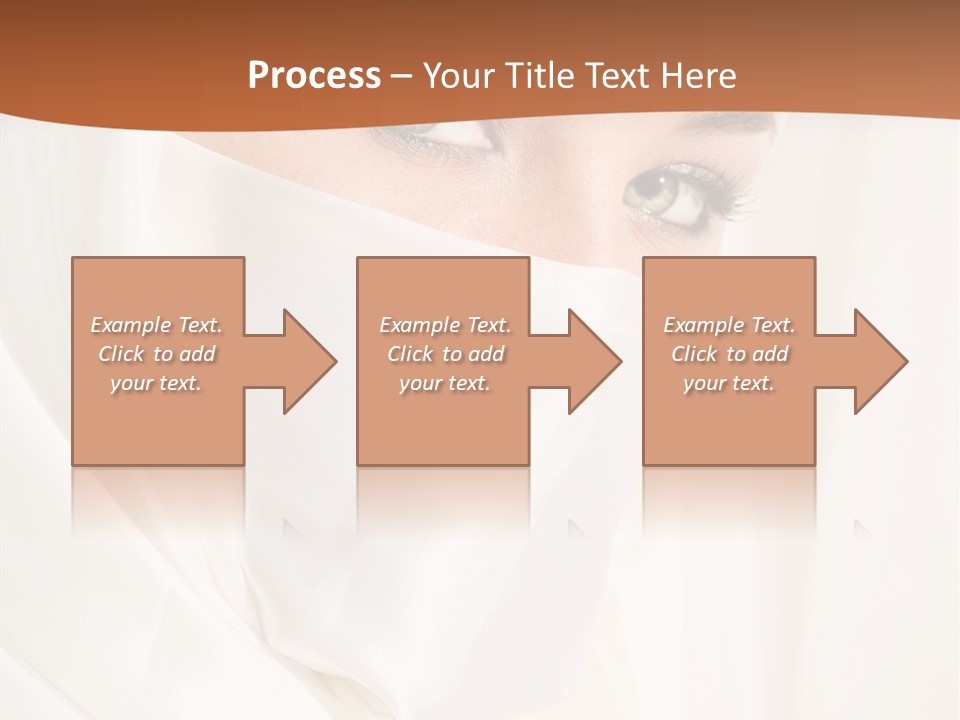Eastern Veil Young PowerPoint Template