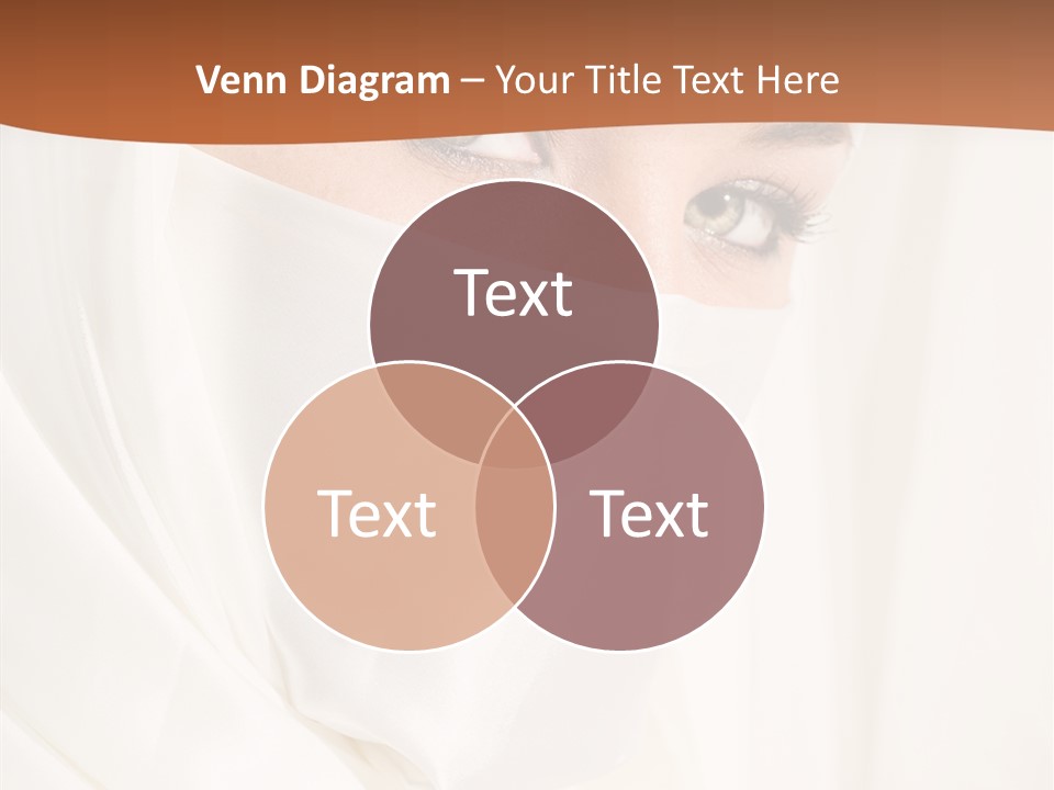 Eastern Veil Young PowerPoint Template