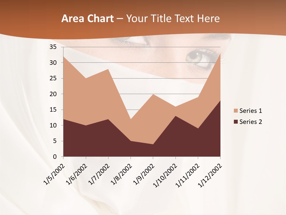 Eastern Veil Young PowerPoint Template