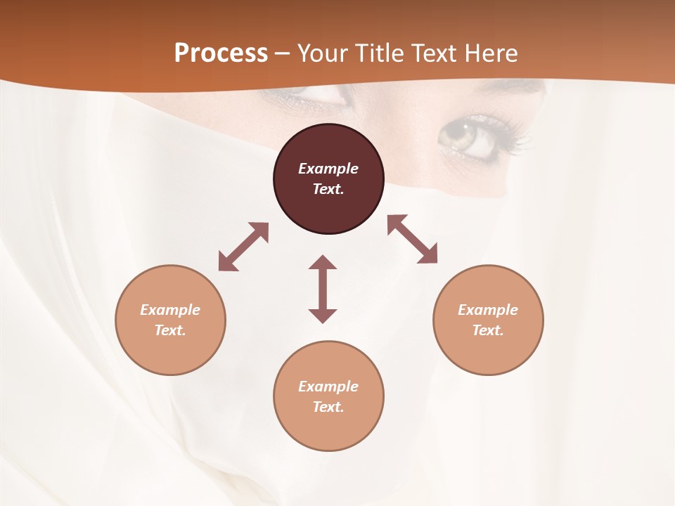 Eastern Veil Young PowerPoint Template