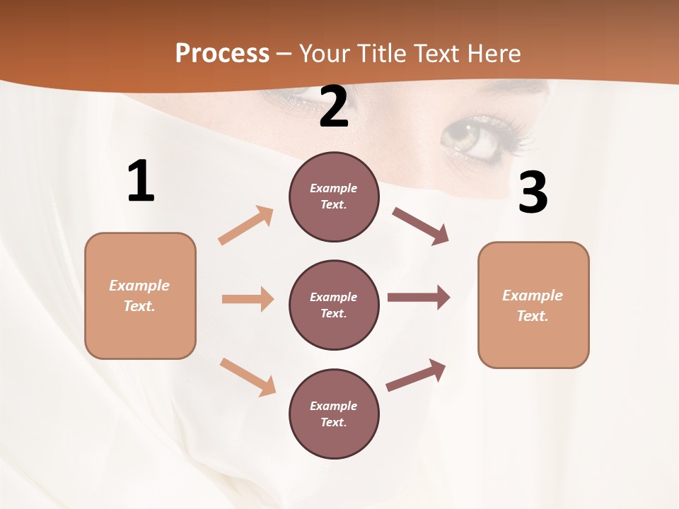 Eastern Veil Young PowerPoint Template