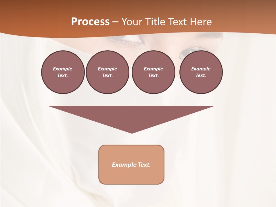 Eastern Veil Young PowerPoint Template