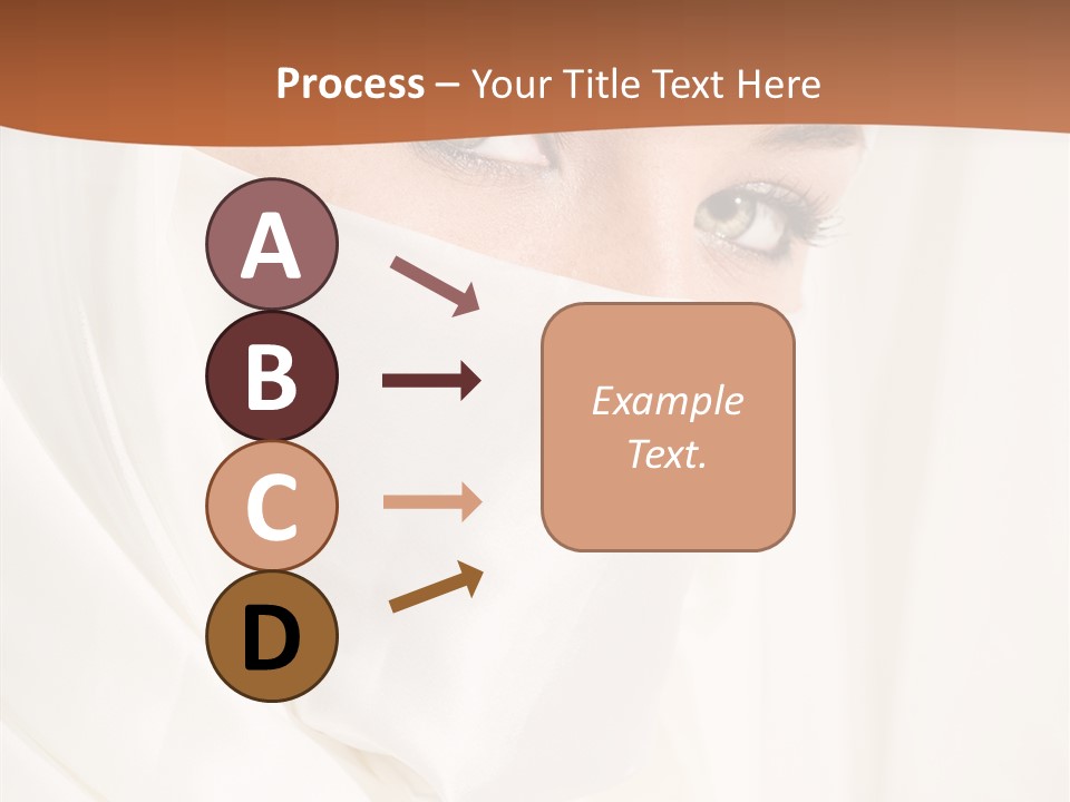 Eastern Veil Young PowerPoint Template
