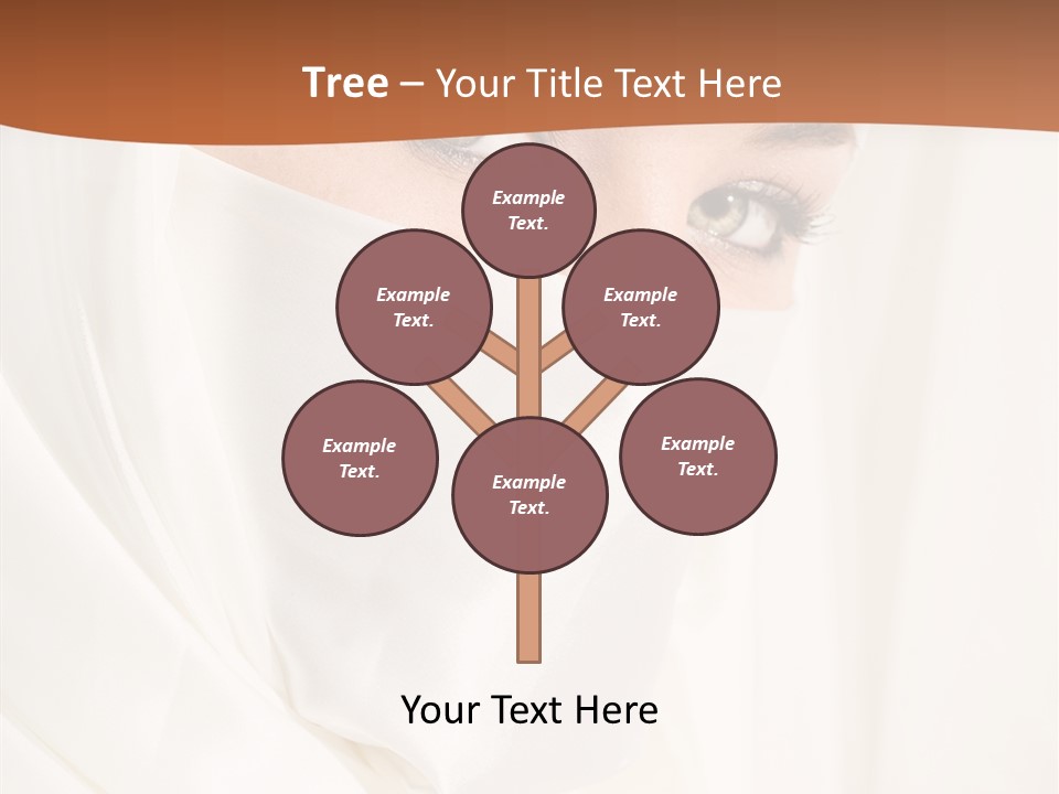 Eastern Veil Young PowerPoint Template