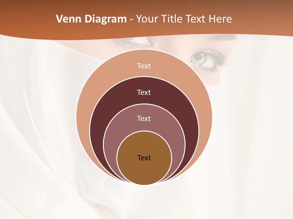 Eastern Veil Young PowerPoint Template