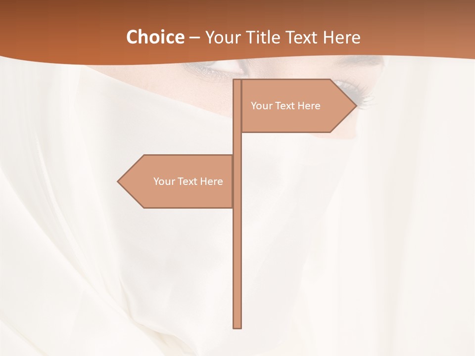 Eastern Veil Young PowerPoint Template