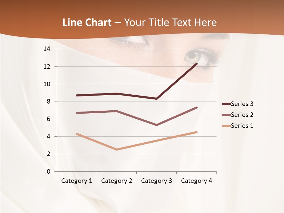 Eastern Veil Young PowerPoint Template