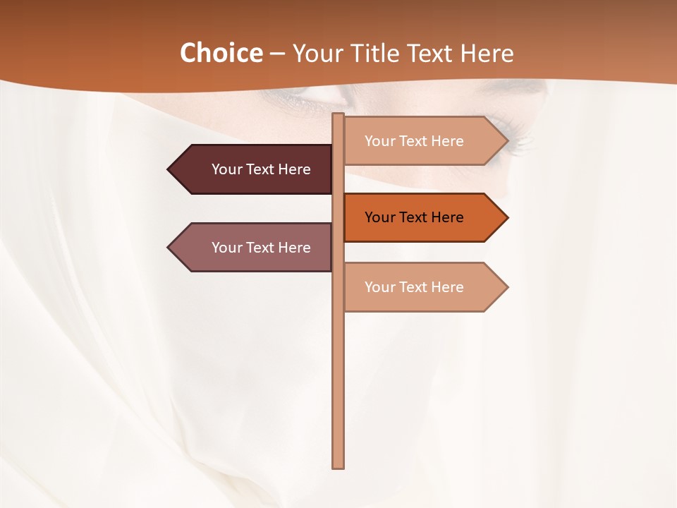 Eastern Veil Young PowerPoint Template