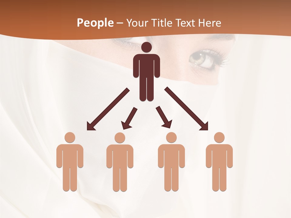 Eastern Veil Young PowerPoint Template