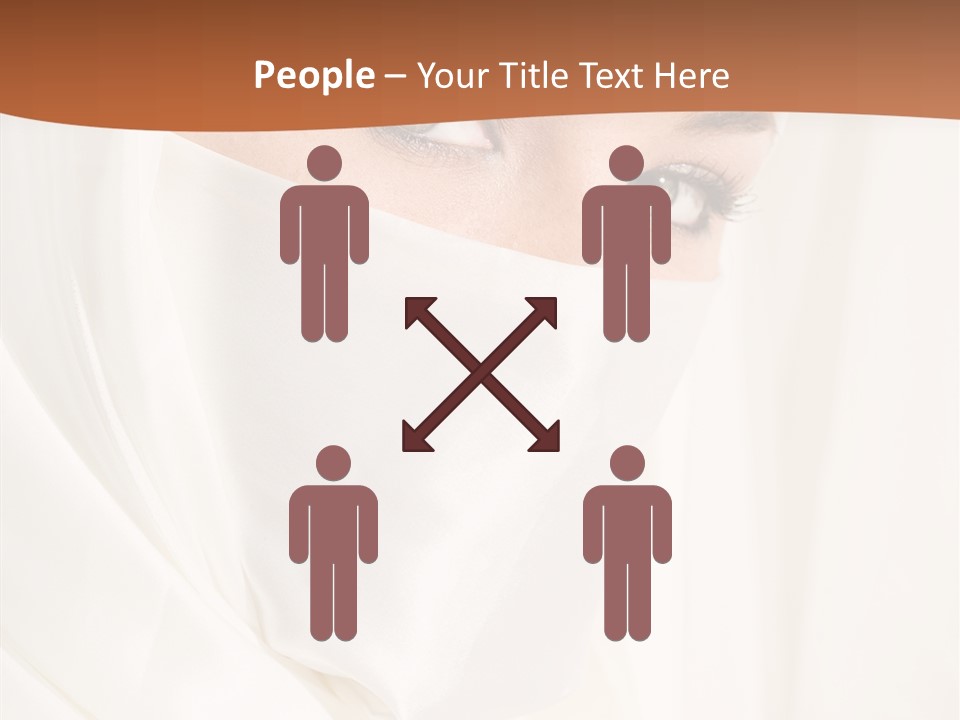 Eastern Veil Young PowerPoint Template