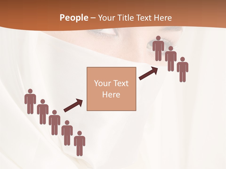 Eastern Veil Young PowerPoint Template