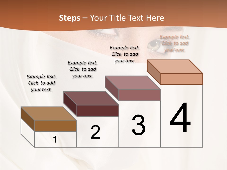 Eastern Veil Young PowerPoint Template