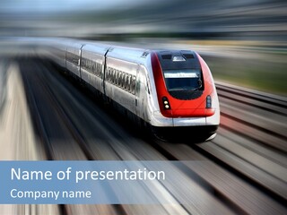 Track Vehicle Motion PowerPoint Template