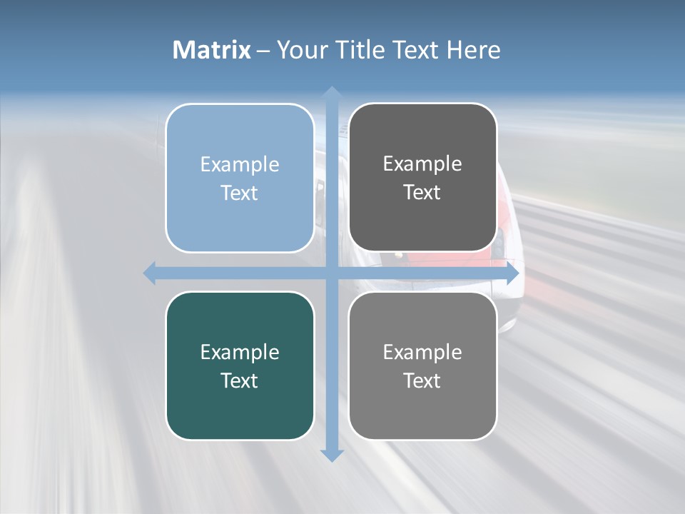 Track Vehicle Motion PowerPoint Template