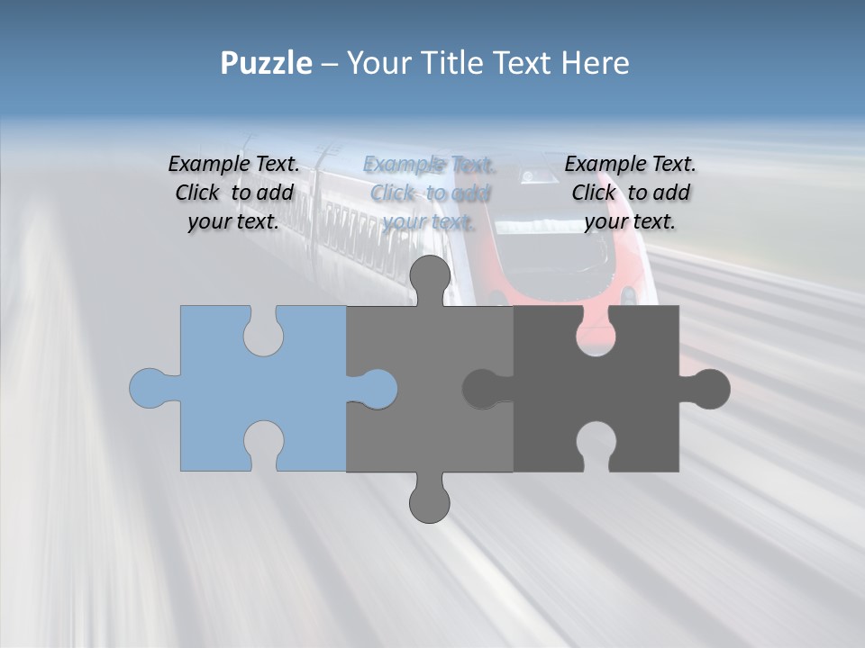 Track Vehicle Motion PowerPoint Template