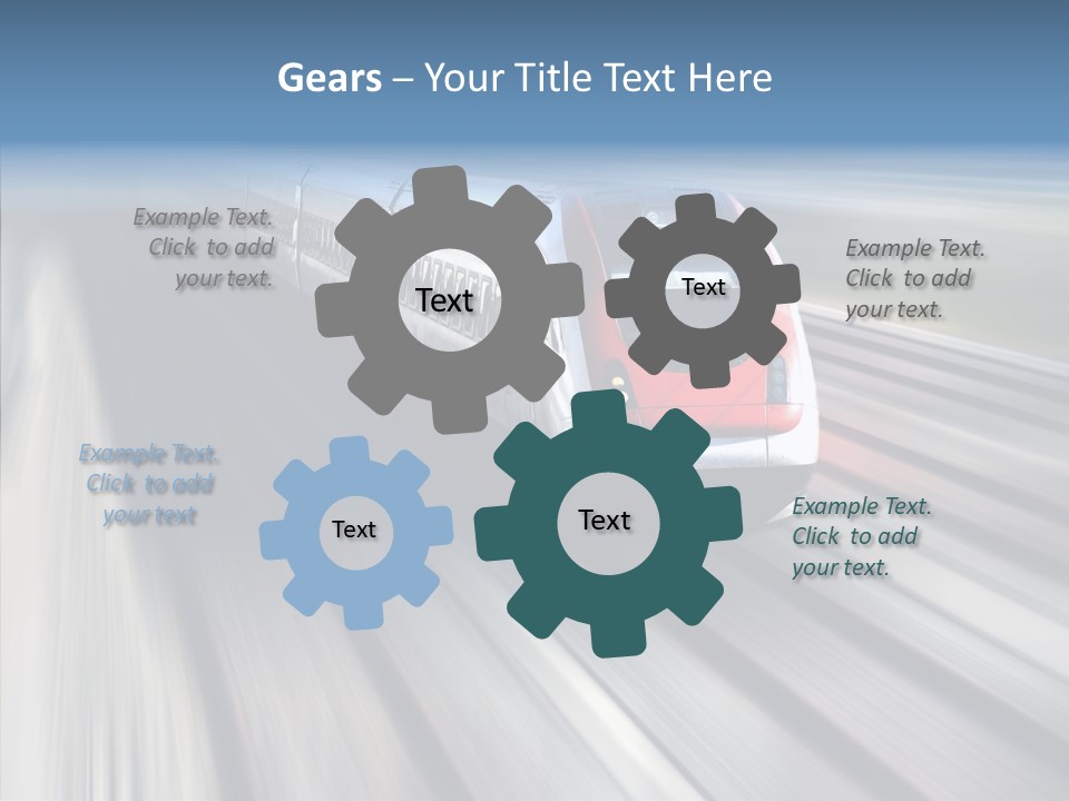 Track Vehicle Motion PowerPoint Template