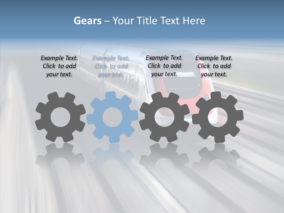 Track Vehicle Motion PowerPoint Template