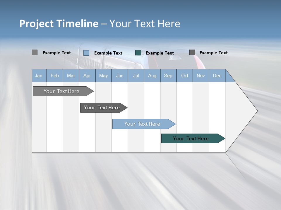 Track Vehicle Motion PowerPoint Template