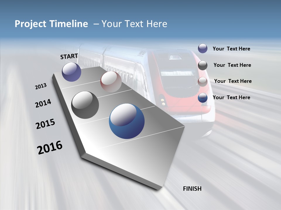 Track Vehicle Motion PowerPoint Template