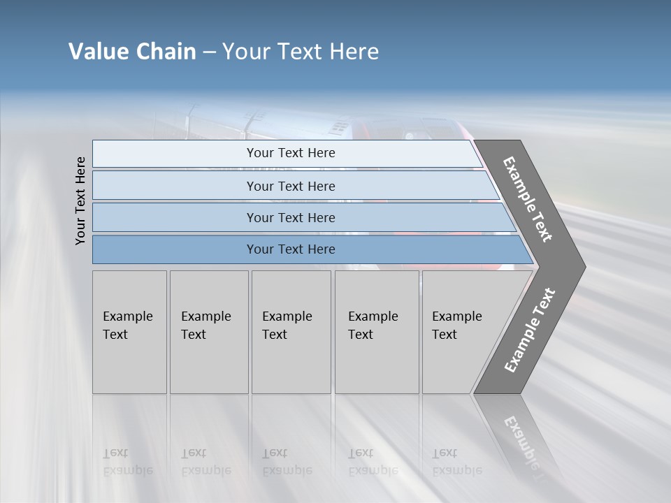 Track Vehicle Motion PowerPoint Template