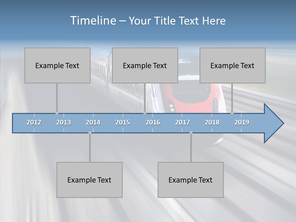 Track Vehicle Motion PowerPoint Template