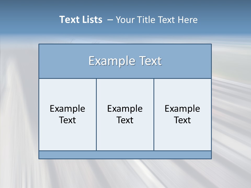 Track Vehicle Motion PowerPoint Template