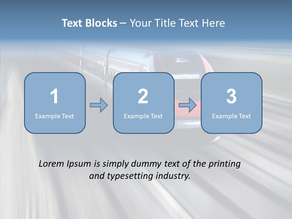 Track Vehicle Motion PowerPoint Template