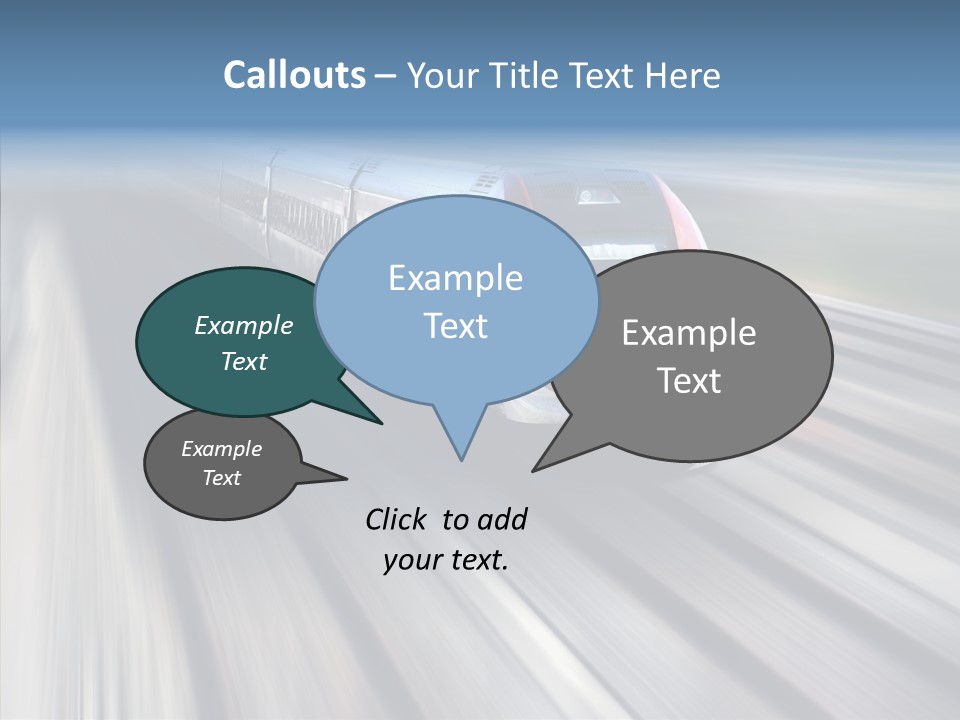 Track Vehicle Motion PowerPoint Template