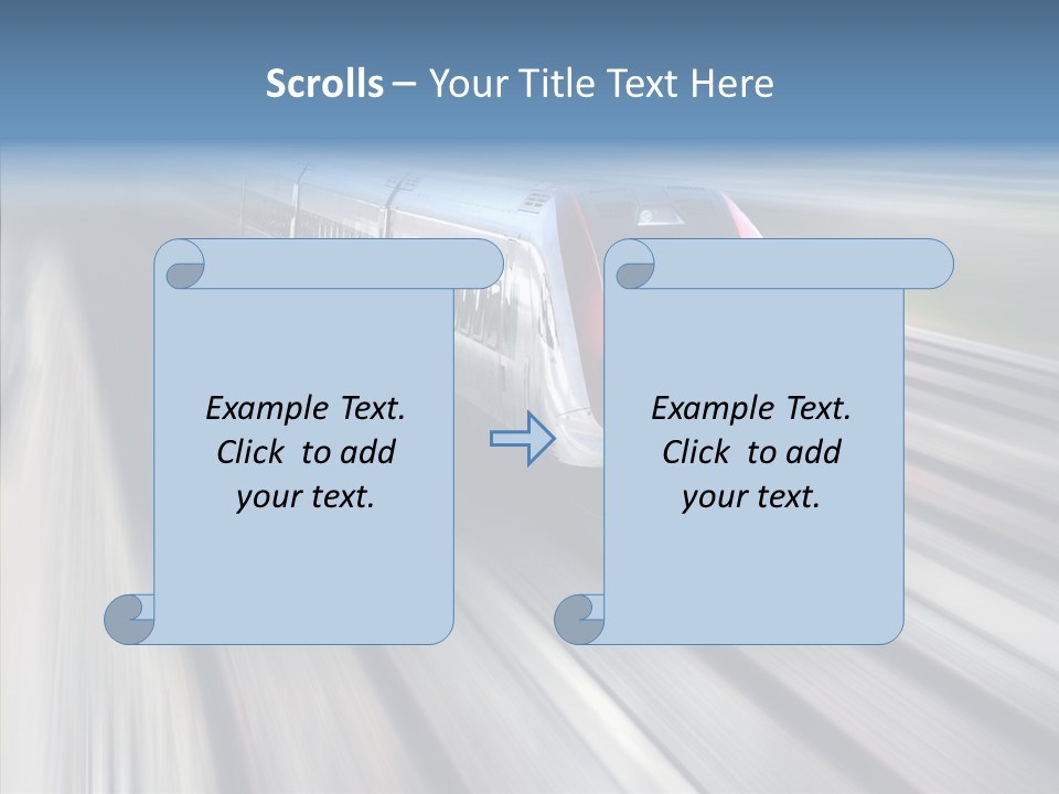 Track Vehicle Motion PowerPoint Template