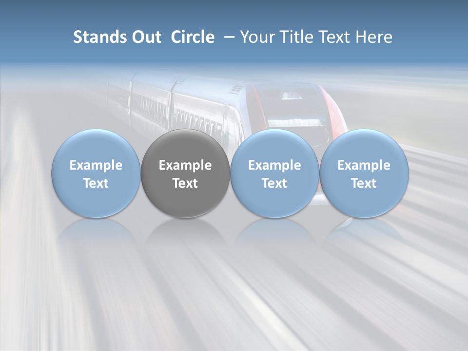 Track Vehicle Motion PowerPoint Template