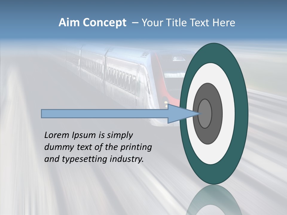 Track Vehicle Motion PowerPoint Template