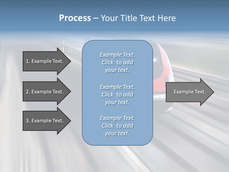 Track Vehicle Motion PowerPoint Template