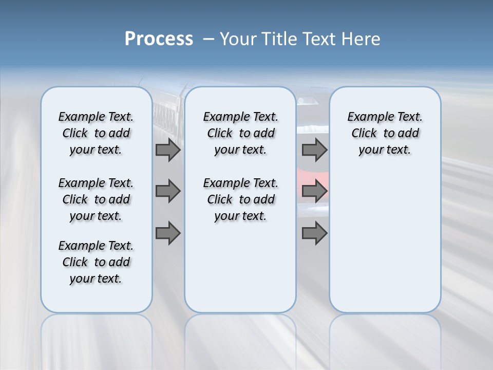 Track Vehicle Motion PowerPoint Template