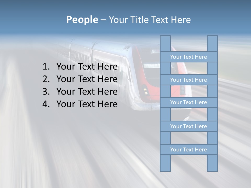 Track Vehicle Motion PowerPoint Template