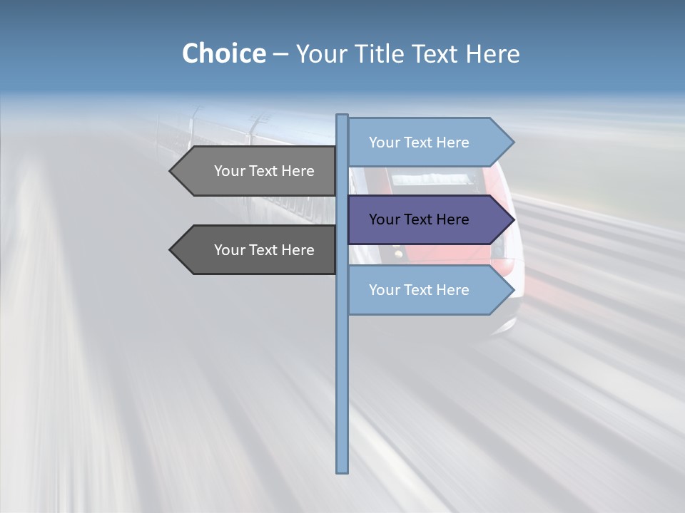 Track Vehicle Motion PowerPoint Template