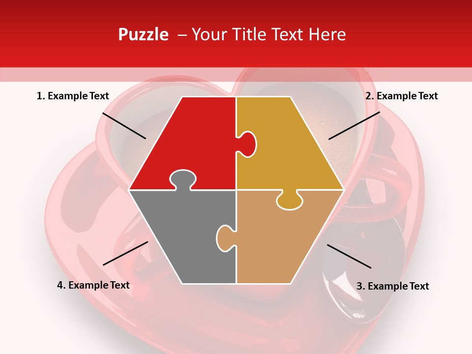 Red Isolated Valentine's Day PowerPoint Template