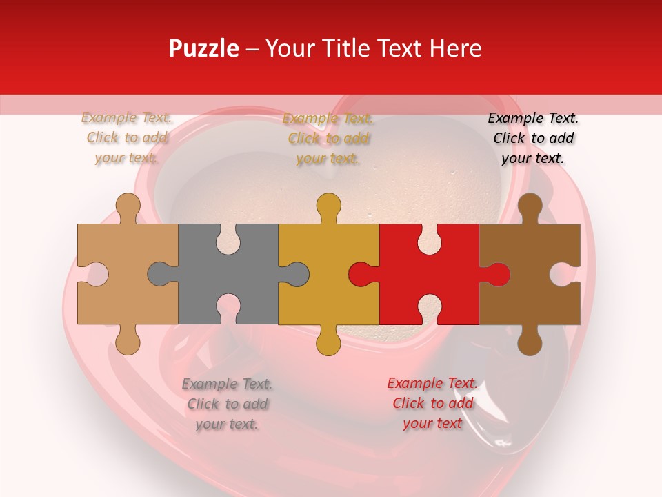 Red Isolated Valentine's Day PowerPoint Template