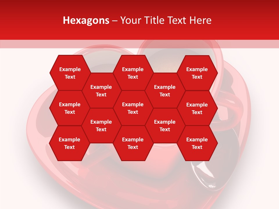 Red Isolated Valentine's Day PowerPoint Template