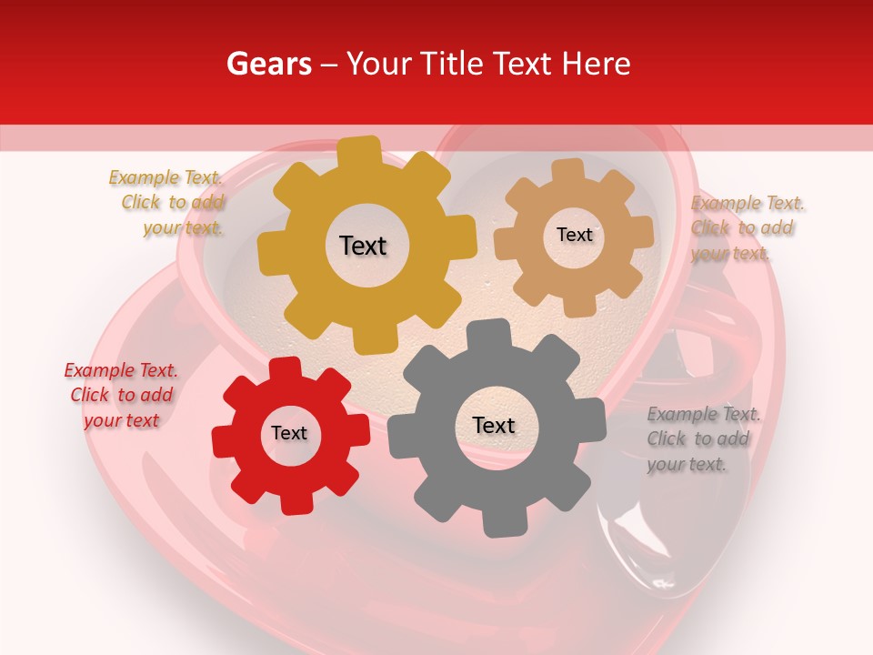 Red Isolated Valentine's Day PowerPoint Template