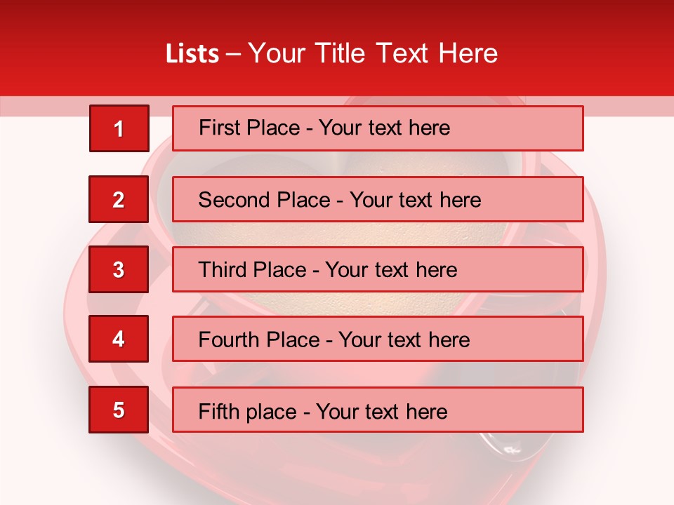 Red Isolated Valentine's Day PowerPoint Template