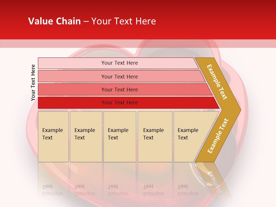 Red Isolated Valentine's Day PowerPoint Template